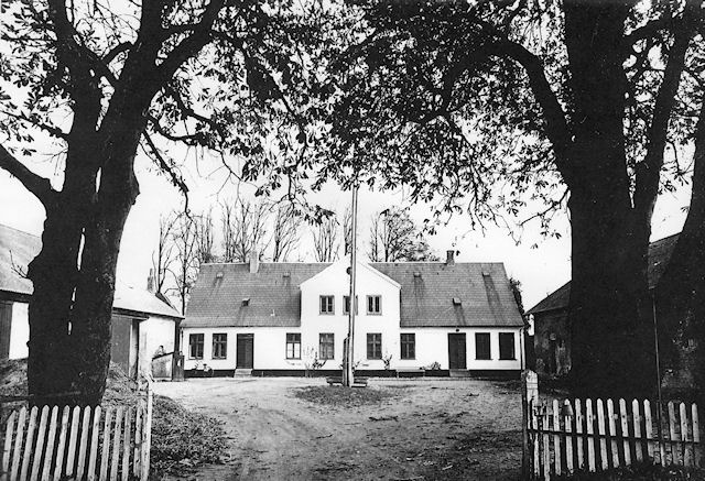 Holmegaard indgang set fra vest 1958